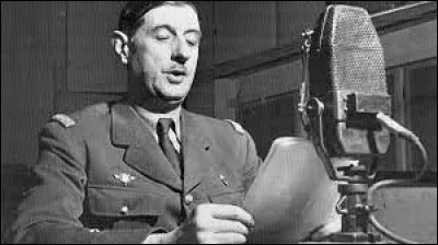 En quelle ann&eacute;e a lieu l'appel du 18 juin de Charles de Gaulle sur les ondes de la BBC ?