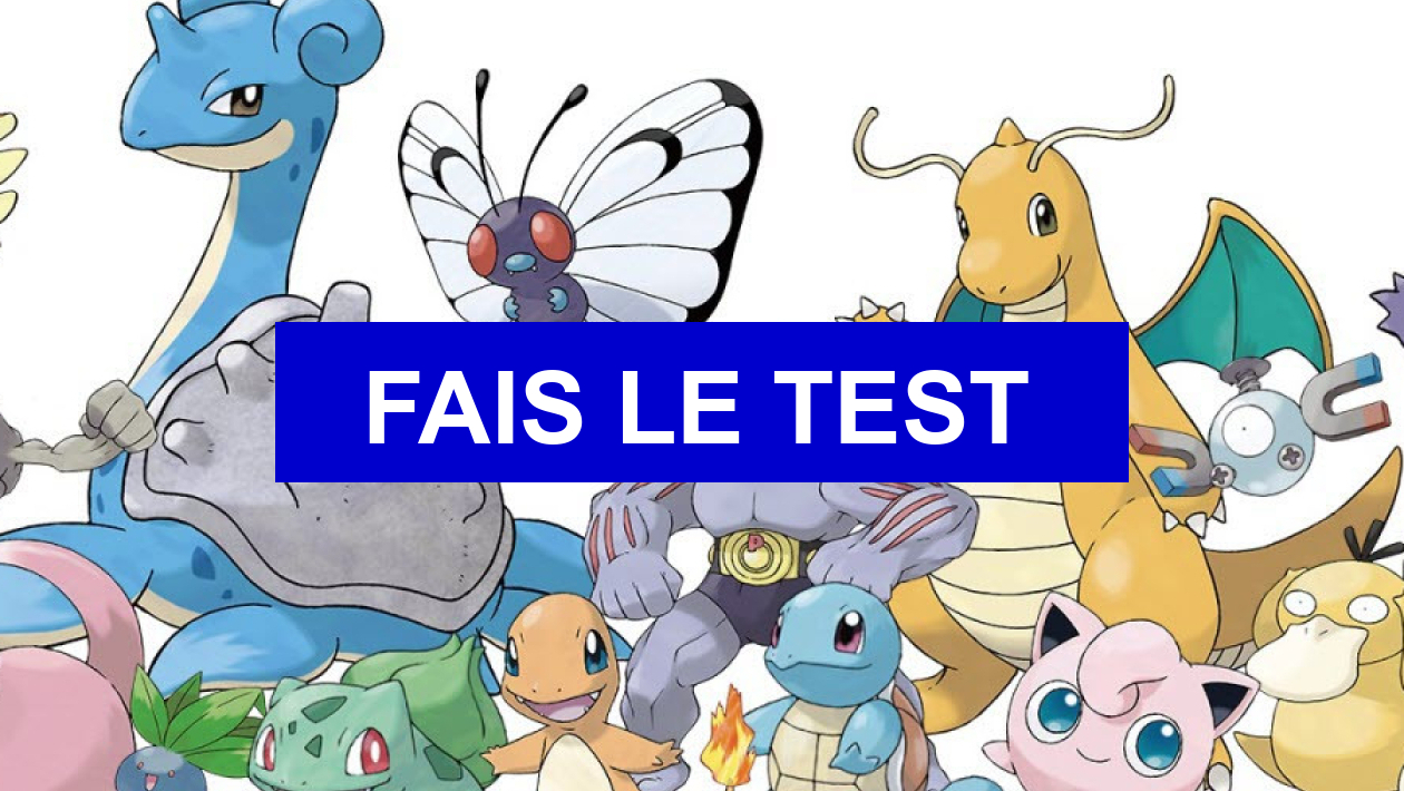 Test de personnalité Quel Pokémon estu