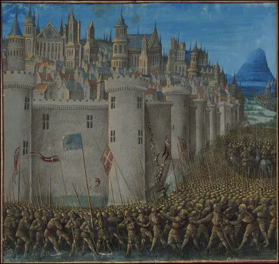 Cette ville, alors l'une des plus grandes du proche orient, a été assiégée et conquise par les croisés, le 2 juin 1098, après un siège de 8 mois. Ils en font la capitale d'une principauté franque. La prise de la ville s'accompagne de massacres des Turcs et aussi des chrétiens orientaux par les Croisés. De quelle ville s'agit-il ?