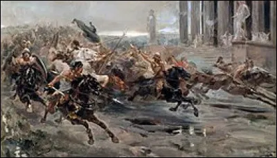 Au printemps 452, Aquilée, importante cité d'Italie du nord, est prise après un long siège, ravagée et rasée ; Padoue, Vérone et Milan sont pillées à leur tour. Qui ravage ces villes ?