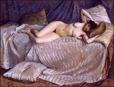 Pastel datant de 1873, ''Femme nue étendue sur un divan'' est un tableau d'un impressionniste. Lequel de ces trois est l'auteur de cette toile ?