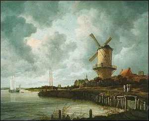 Quel peintre hollandais a ralis 'Le moulin de Wijk' ?