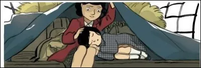 Qui est la petite qui se tient allongée ?