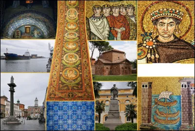 Quelle est cette ville d'Italie, capitale mondiale de la mosaïque, célèbre pour ses monuments byzantins et le tombeau de Dante ?