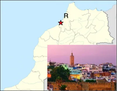 Quelle est cette ville, capitale du Maroc, située au bord de l'Atlantique et fondée en 1150 ?