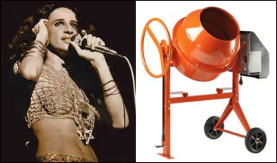 Franchement, illustrer cette douce chanteuse du Brésil par un engin de chantier, fallait oser ! Encore une "Maria" de son prénom, c'est ...