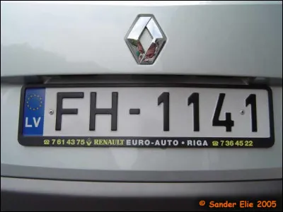 Quel est le pays dont cette plaque provient ?