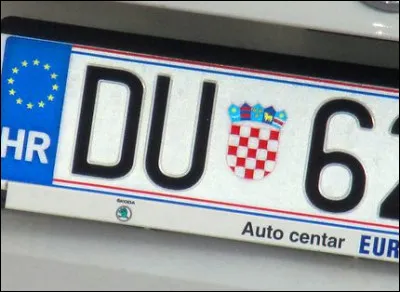 Quel est le pays dont cette plaque provient ?