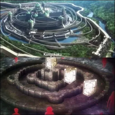 Quels sont les noms des 3 murs ?