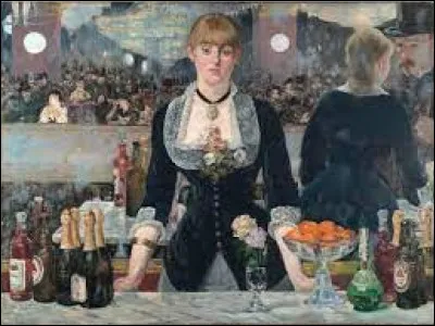 Quel peintre français a réalisé cette toile "Un bar aux Folies Bergère" ?