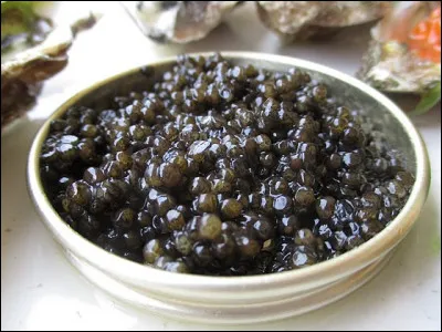 Le caviar est aussi appelé "or bleu".