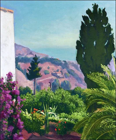 Quel peintre est l'auteur du tableau "Cypr&egrave;s au printemps" ?