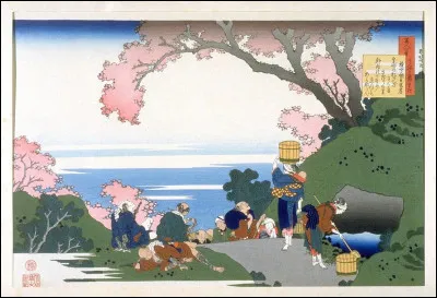 "Journ&eacute;e de printemps" est une estampe de quel peintre japonais ?