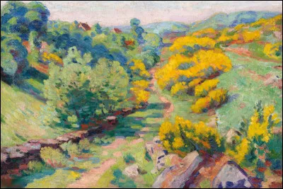 Qui a peint "Vue de Crozant au printemps" ?