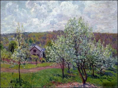 "Printemps aux environs de Paris" est un tableau de quel peintre ?