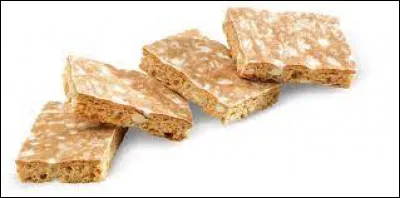 Quel est le nom de ces petits gâteaux proches du pain d'épices, à base de miel, de fruits confits et d'amandes ?