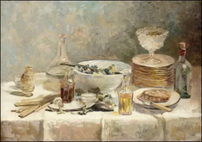 Par qui a été peinte cette uvre, nommée "Nature morte à la salade" ?
