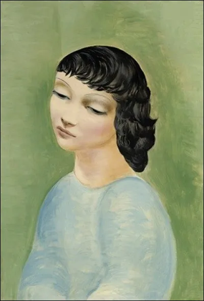 Qui est l'auteur du tableau "Jeune fille au corsage bleu" ?