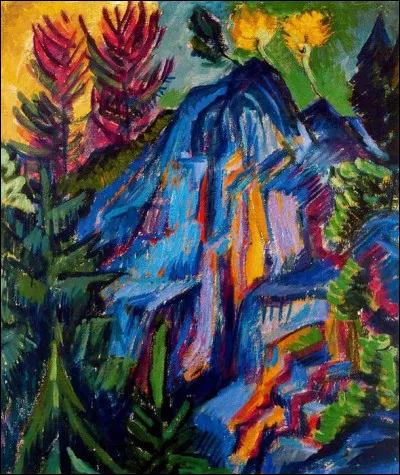 À qui doit-on ce paysage aux rochers bleus ?