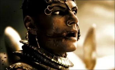 Comment Lonidas parvient-il  blesser le roi de Perse ?