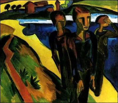 Qui a représenté "Les Passants sur la plage" ?