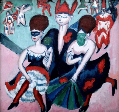 Qui a repr&eacute;sent&eacute; "Les danseuses masqu&eacute;es" ?