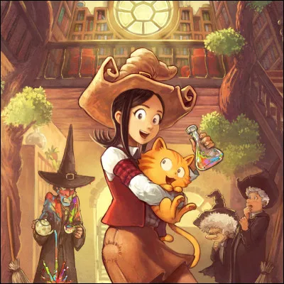 Cette série raconte l'histoire de la jeune sorcière et de son chat dans le monde magique d'Hereva. Comment sappellent-ils ?