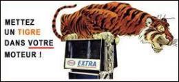 Quelle compagnie pétrolière conseillait autrefois de  mettre un tigre dans son moteur  ?