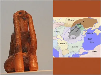 La culture matriarcale de Cucuteni-Trypillia fut capable, à la fin du Néolithique (entre 5 100 et 2 800 av. J.-C), d'édifier des villes imposantes de plus de 15 000 habitants : une de leurs étonnantes coutume fut de ...