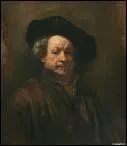 Autoportrait de l'auteur de ' La leon d'anatomie' :