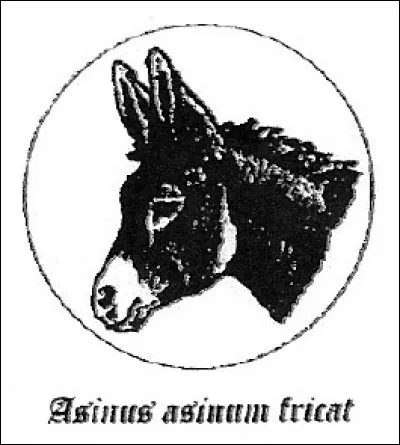 Que signifie la locution "Asinus asinum fricat" ?