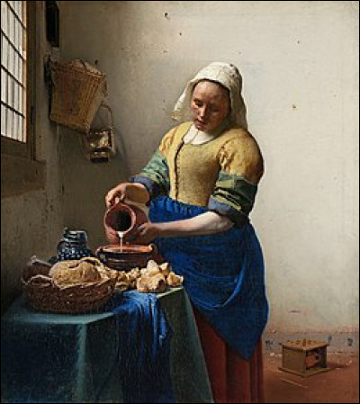 Qui a peint ''La Laitière'', en photo, vers 1658 ?