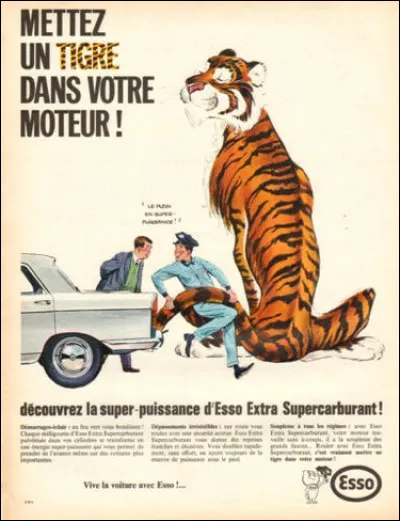 Ce tigre est le logo d'une marque, laquelle ?
