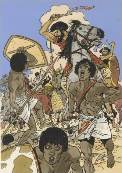 LÉgypte du affronter une horde d'envahisseurs au XIIe siècle av J.-C pendant près d'un siècle. Qui sont-ils ?