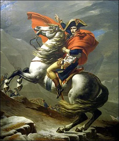 Comment se nomme le cheval de Napoléon qui est sur ce célèbre tableau ?