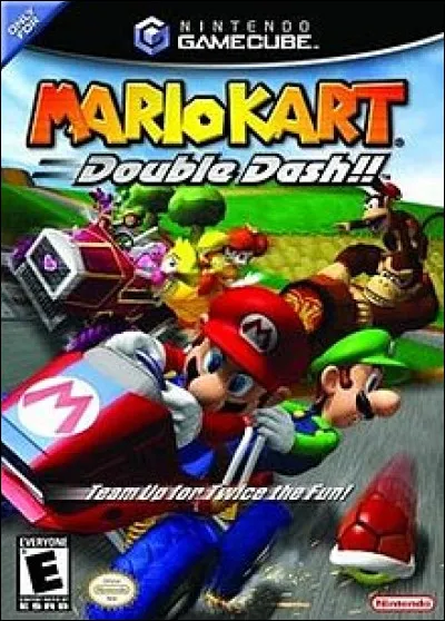 Avec quel personnage est-il en binôme dans "Mario Kart Double Dash" ?