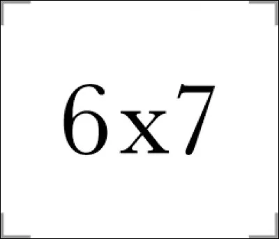 Enfants - Combien font 6 x 7 ?