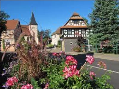 Commune de l'eurométropole de Strasbourg, Eckwersheim se situe dans le département ...
