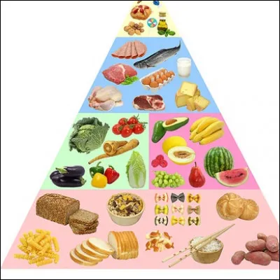 Combien d'étages a la pyramide alimentaire ?