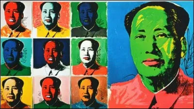 Né après 1950, le Pop Art se concentre sur des images de la culture populaire détournée, comme les publicités ou les personnalités de l’époque. De qui est cette œuvre ?
