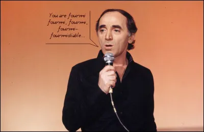 Aznavour, il était petit mais il n'y en n'avait qu'un... Non, parlons des fourmis, maintenant !