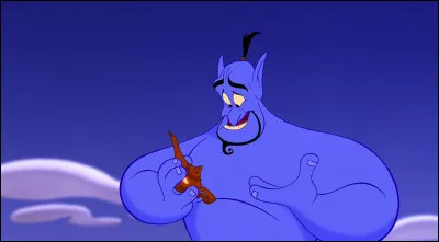 Dans quel film célèbre de Disney y a-t-il ce génie bleu ?