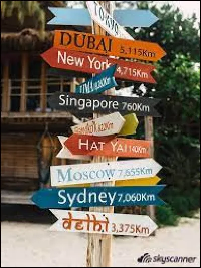 Tu pars en vacances. Où vas-tu ?