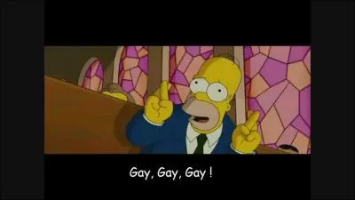 De qui Homer se moque-t-il ?