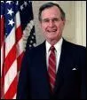 Georges H. W Bush ( pre). Prsident des Etats-Unis de 1989  1993. A qui succda-t-il ?