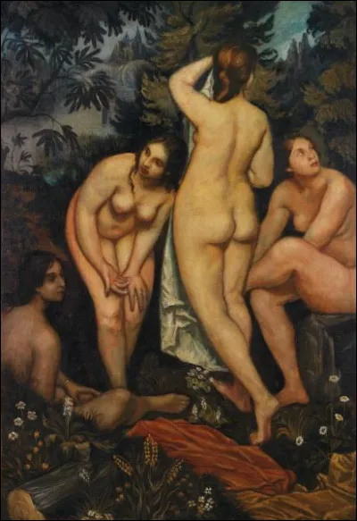 Qui a peint "Les baigneuses" ?