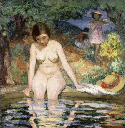 Qui a peint "Baigneuse" ?