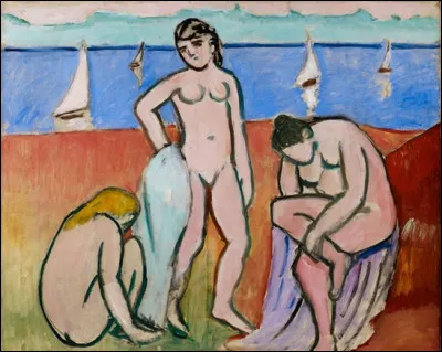 Qui a peint "Trois baigneuses" ?