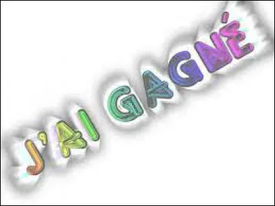 Dans quelle série de bande dessinée trouve-t-on un tome nommé "J'ai gagné !" ?