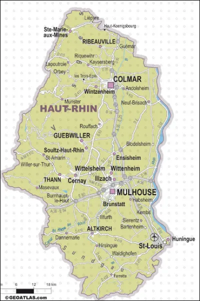 Mulhouse est-elle la préfecture du Haut-Rhin ?